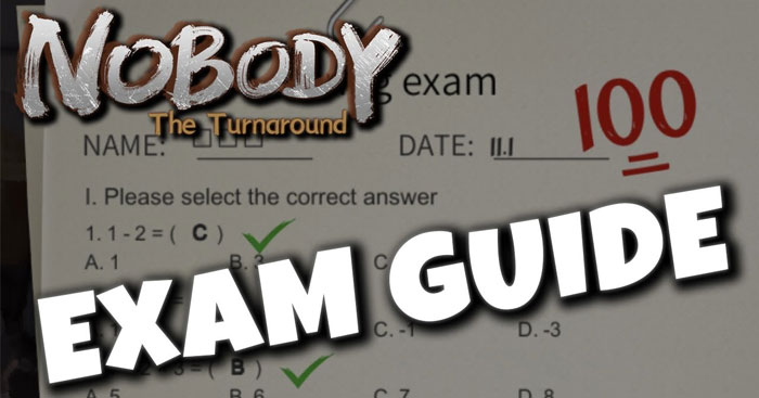 Đáp án bài thi tuyển dụng Hiring Exam trong Nobody - The Turnaround