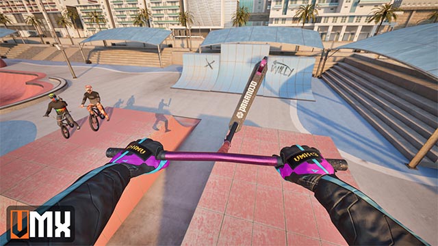 Chinh phục thử thách trên các địa hình được thiết kế riêng cho xe đạp biểu diễn