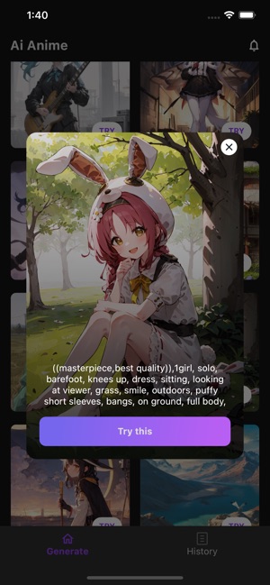 Tạo hình ảnh anime dễ dàng