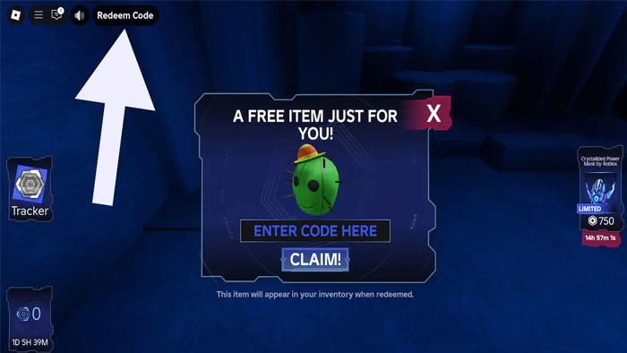 Cách nhập code Roblox The Hunt - Mega Edition