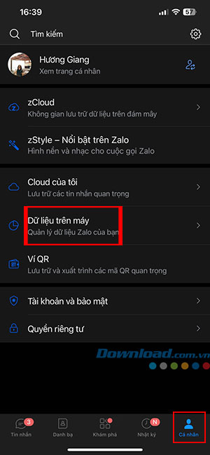 don dep bo nho Zalo 1*511164