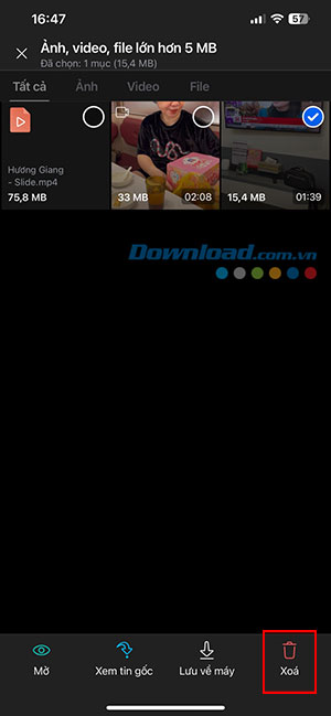 don dep bo nho Zalo 7*511162