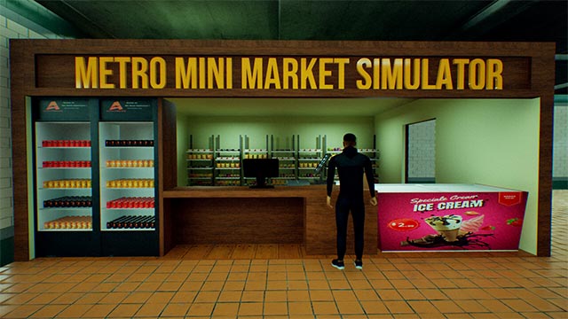 Metro Mini Market Simulator mô phỏng siêu thị mini tại ga tàu điện ngầm đông đúc