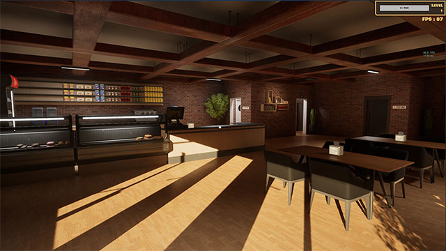 Thể hiện tài năng kinh doanh và tầm nhìn chiến lược trong khi chơi CoffeeShop Simulator