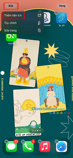 cach them pinterest widget vao man hinh chinh 1*512128