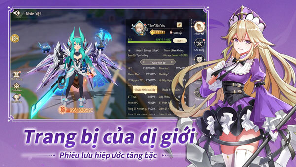 Trang bị của dị giới - Phiêu lưu hiệp ước tăng bậc
