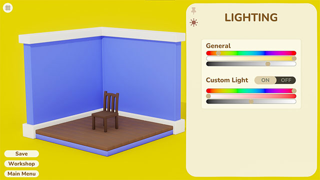 Tự do tùy chỉnh ánh sáng, bố cục, màu sắc trong Dio mới