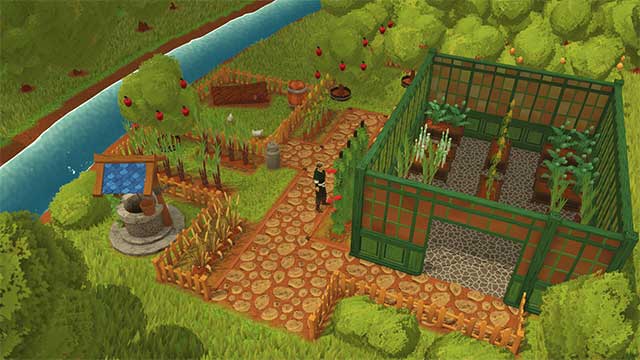 Quản lý trang trại riêng để dự trữ trái cây và rau quả tự trồng