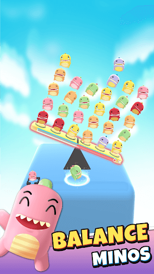 Cân bằng các Mino trên tấm gỗ