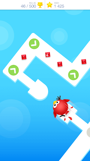 Tap Tap Dash Turbo là game phiêu lưu một chạm gây nghiện