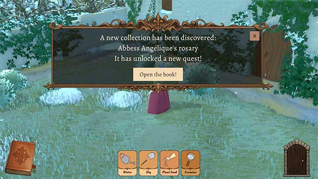 Tìm đồ vật ẩn trong vườn để mở khóa các nhiệm vụ và hội thoại mới
