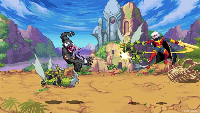 Trải nghiệm đồ họa pixel đầy màu sắc của MARVEL Cosmic Invasion