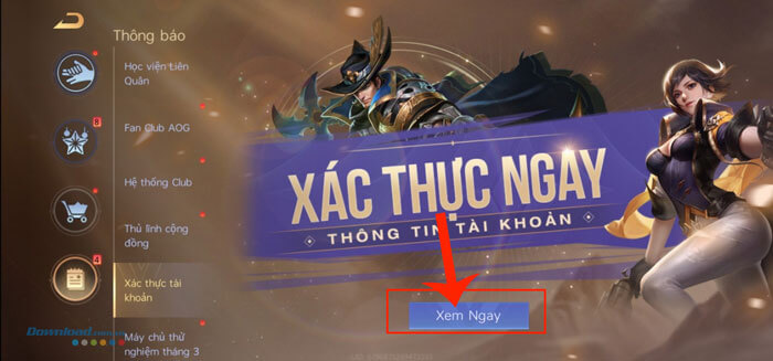Ấn vào nút Xem ngay