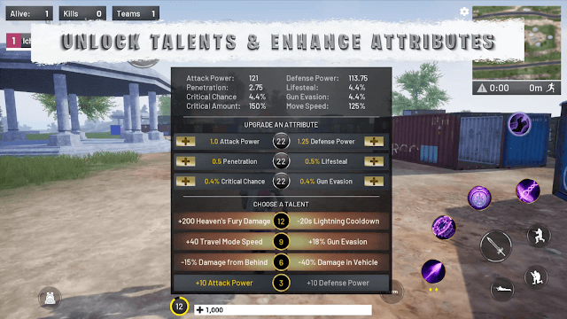 Mở khóa các khả năng mới giúp cường hóa nhân vật của bạn