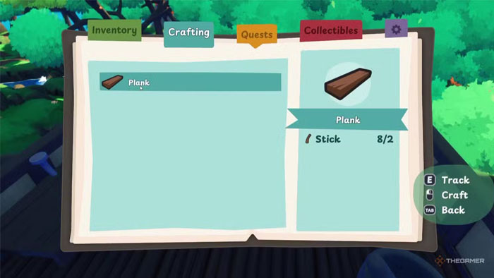 Các vật liệu xây dựng trong Squirreled Away