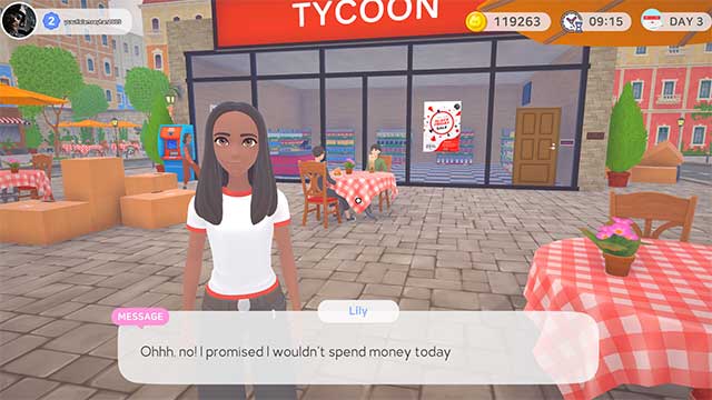 Bạn có thể nói chuyện với NPC và nhận phản hồi từ họ