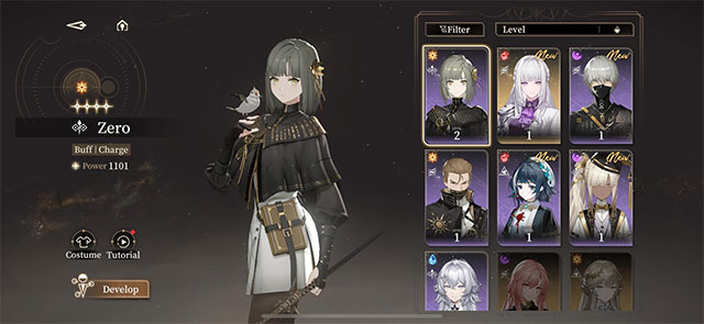 Nhân vật Zero trong Black Beacon