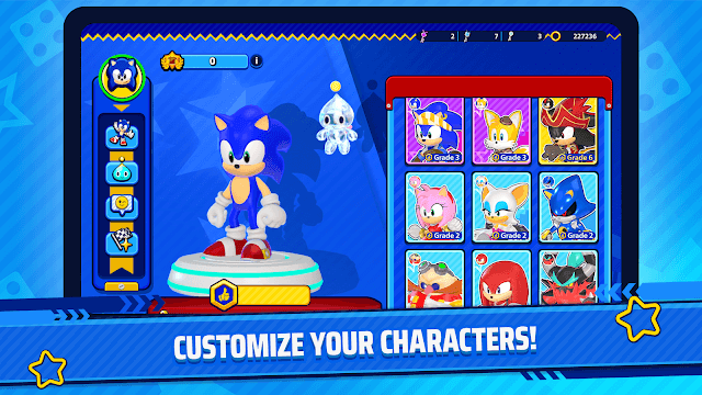 Tùy chỉnh diện mạo và tham gia cùng nhím xanh Sonic trong hành trình mới trong game Sonic Rumble