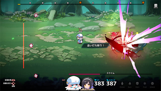 Hệ thống chiến đấu tự động với các đòn tấn công, kết liễu đẹp mắt