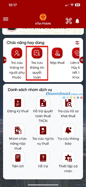 bao cao cong ty ke khai sai thue tren etax mobile 1*515811