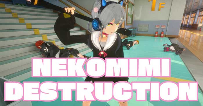 Nekomimi DestructionGame hành động Anime Nữ sinh nổi loạn