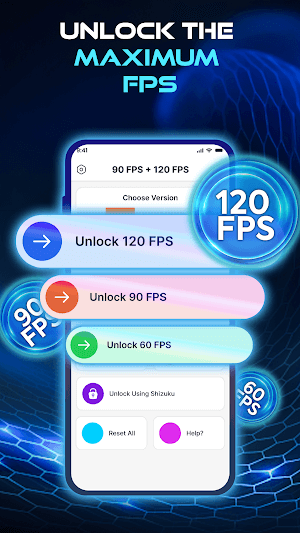 120 FPS GFXSpeedUP giúp bạn mở khóa FPS tối đa của trò chơi 