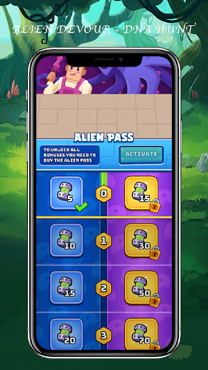 Alien Devour - DNA Hunt cho bạn vào vai alien đi tấn công con người