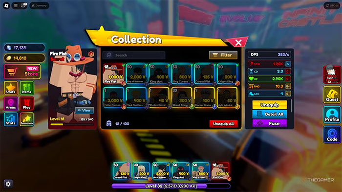 Anime Rangers X có nhiều Secret Unit mạnh mẽ để người chơi thu thập