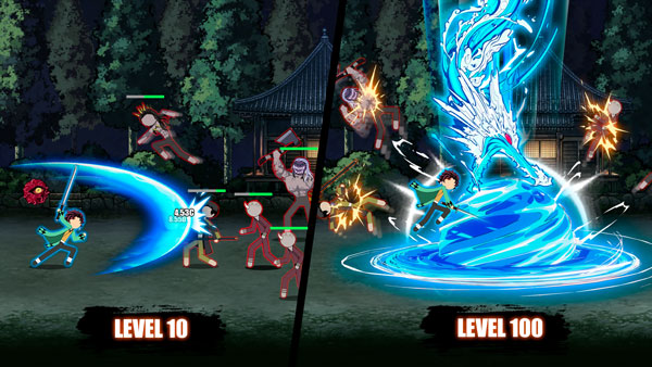Lối chơi Idle RPG với tính năng phát triển đơn giản