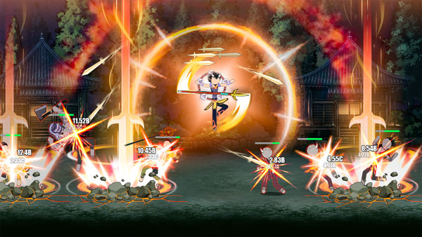 Lối chơi tự động tiêu diệt kẻ địch để nhận thưởng