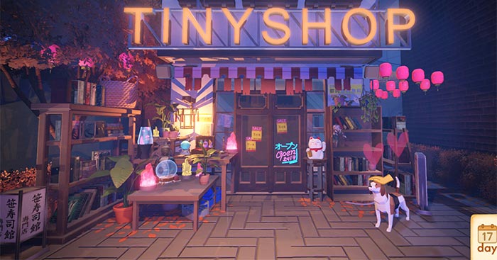 Tiny ShopGame thiết kế cửa hàng ấm cúng