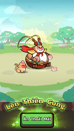 Lên thiên cung ăn thoải mái