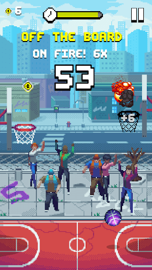 Bouncy Hoops là trò chơi bóng rổ pixel hấp dẫn cho di động