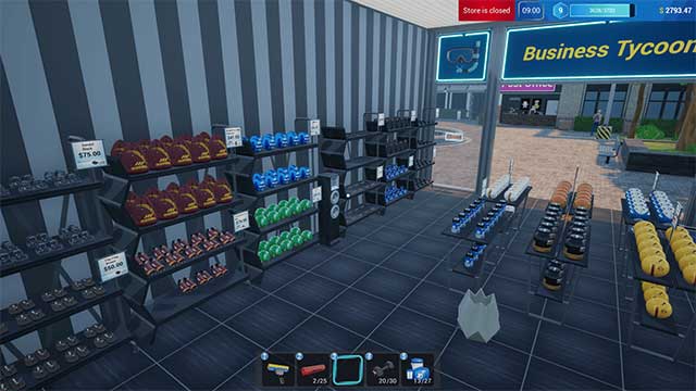 Sporting Goods Shop là game kinh doanh cửa hàng đồ thể thao sống động