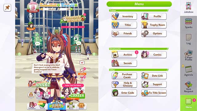 Phát triển các Uma Musume lên đến tiềm năng cao nhất