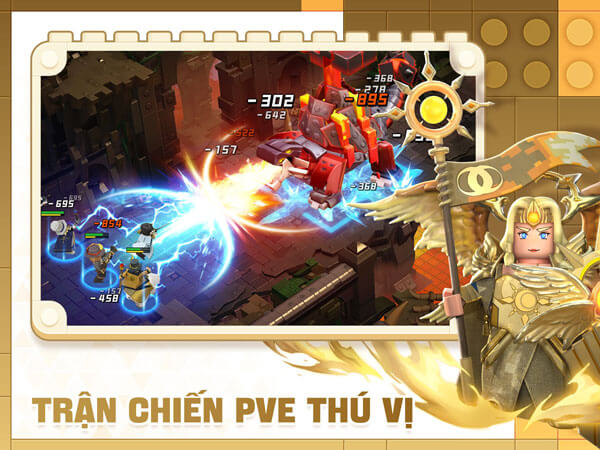 Nhiều trận chiến PvE vô cùng thú vị