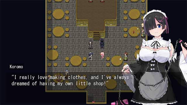 Game JRPG Cosplayer's Quest kể về một cosplayer hướng nội tên Koromo Kuroi