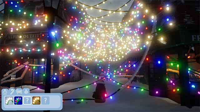 Tiến bộ trong Light Up The Town game để mở khóa đèn, đồ trang trí mới