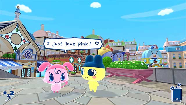 Bạn có thể tương tác với các Tamagotchi đáng yêu