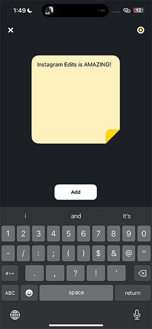 chinh sua video bang Edits 2*517916