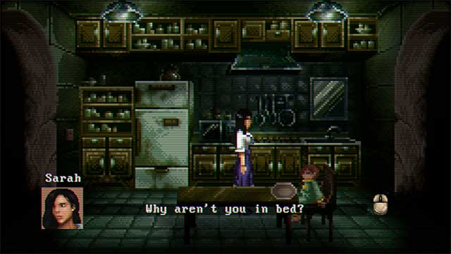 Game kết hợp yếu tố kinh dị điện ảnh và đồ họa 16-bit 
