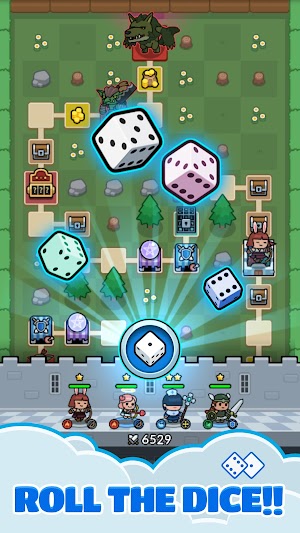 Tung xúc xắc thử vận may trong game MiniTales