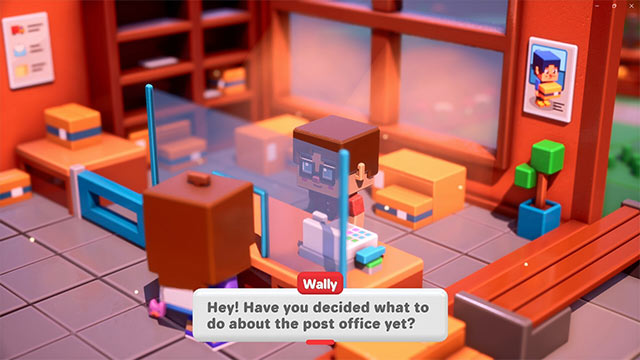 Chỉ định công việc và vai trò cho mỗi cư dân để cùng nhau phát triển thị trấn khối vuông