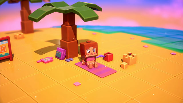 Câu cá, bắt côn trùng, tắm biển... là một vài hoạt động giải trí nổi bật trong Block Feet game