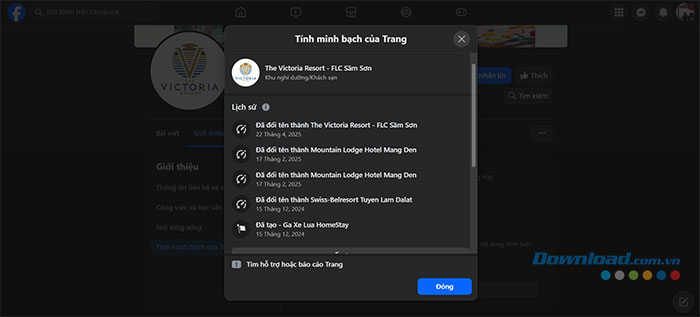 kiem tra tinh minh bach fanpage Facebook 3*518350