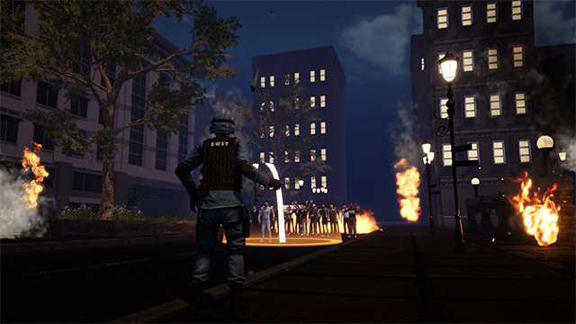 Protest Simulator mô phỏng bạo động đường phố với cuộc chiến giữa 2 phe: người biểu tình và cảnh sát