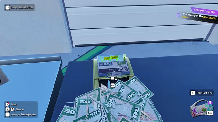 Máy đếm tiền trong Cash Cleaner Simulator