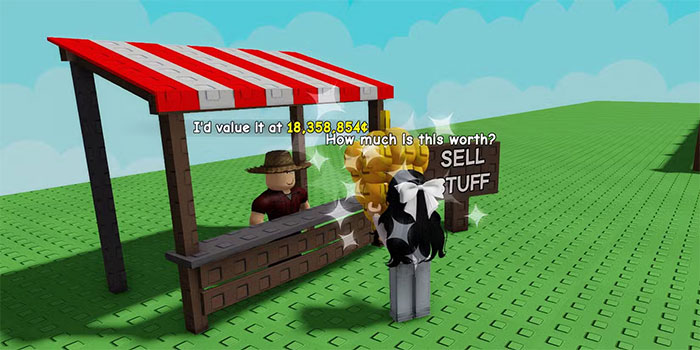 Trồng cây và bán với giá cao là cách kiếm lời nhanh chóng trong Grow A Garden