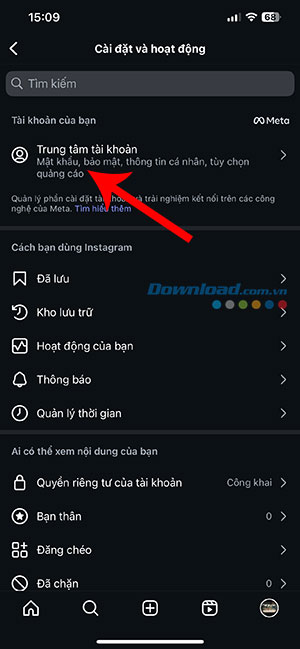 cach them link Facebook vao tieu su Instagram 2*518992