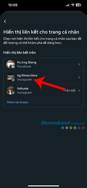 cach them link Facebook vao tieu su Instagram 4*518993